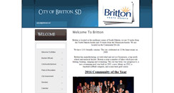 Desktop Screenshot of cityofbritton.com